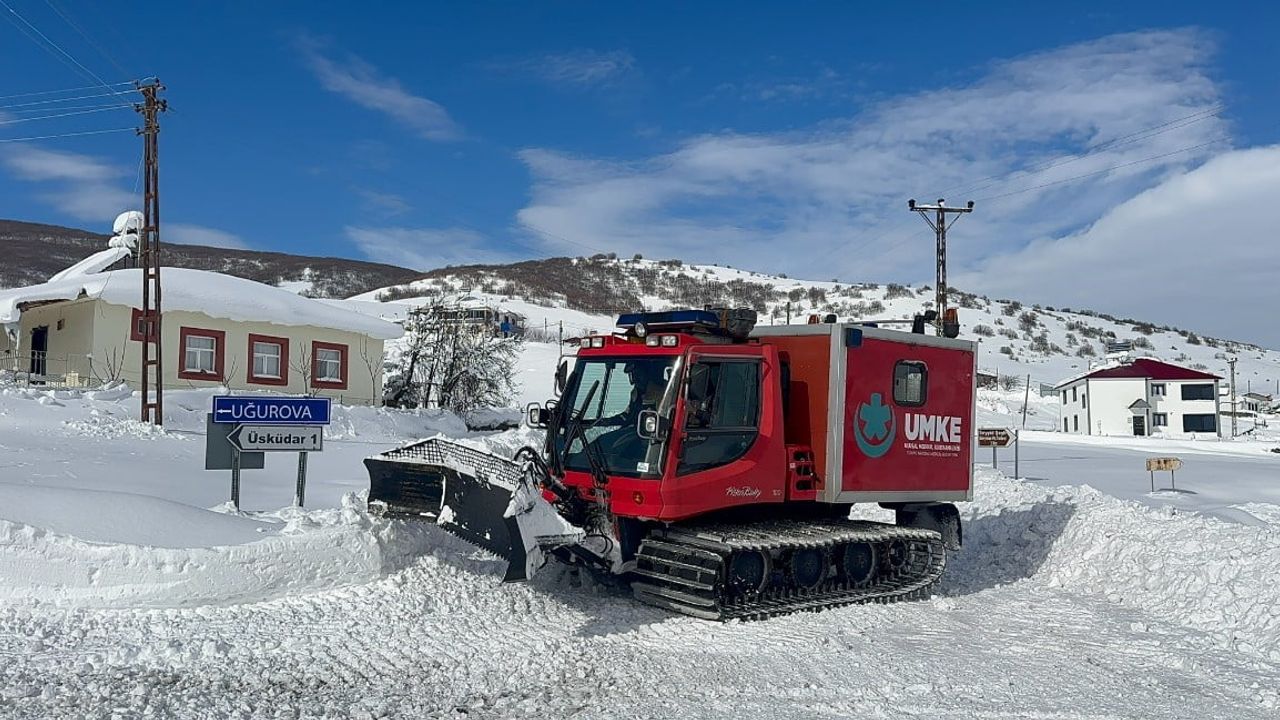 Bingöl'de UMKE Ekipleri Zorlu Kış Koşullarında Hayata Dokundu