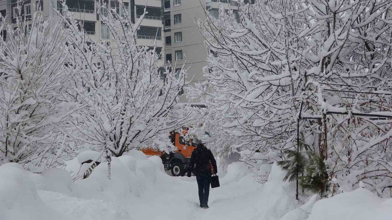 Bitlis'te Kar Yağışı Hayatı Olumsuz Etkiledi