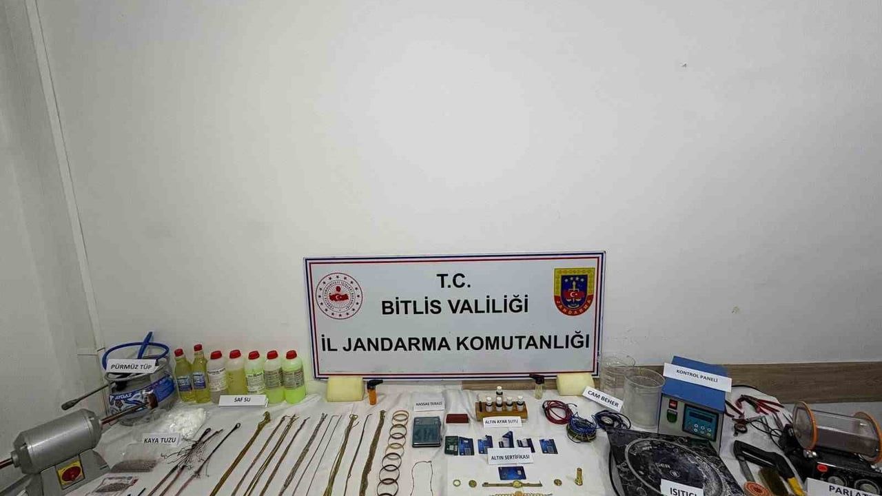 Bitlis'te Sahte Altın Operasyonu: İki Tutuklama