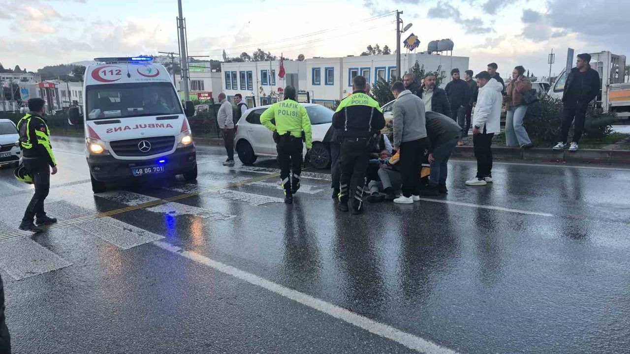Bodrum'da Yaya Kazası: Bir Yaralı