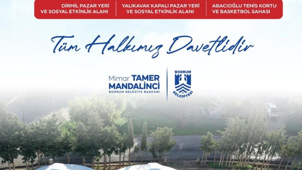 Bodrum'da Yeni Yaşam Alanları Açılıyor