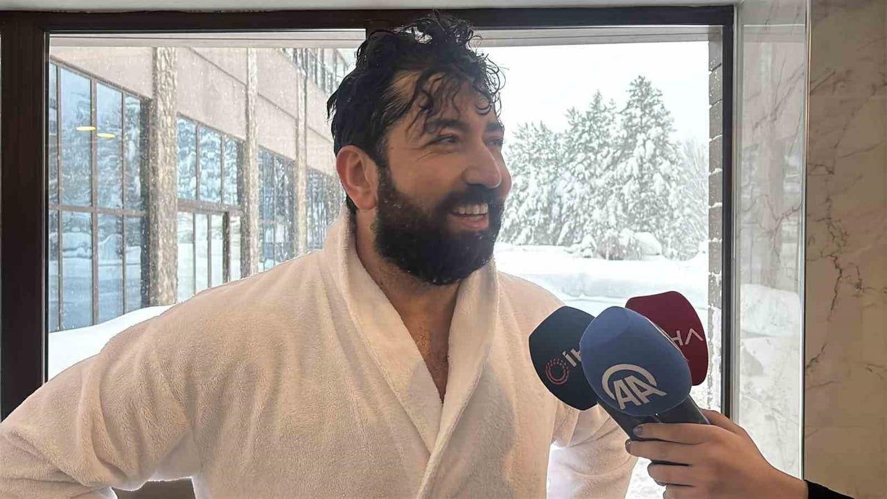 Bolu Dağı'nda Eksi 10 Derecede Soğuk Su Deneyimi