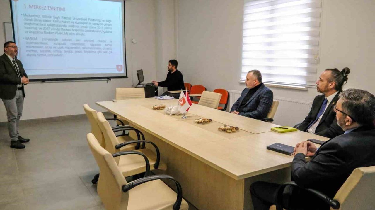 BŞEÜ Rektörü Kaplancıklı Araştırma Merkezlerinde İncelemede Bulundu