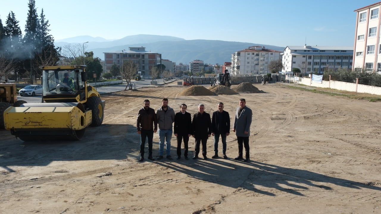 Buharkent'te Okullar İçin Yeni Yeşil Alan Projesi