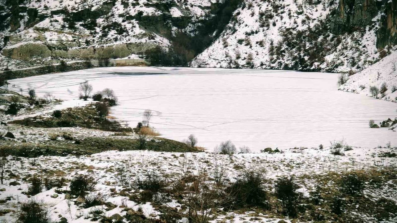 Bulumya Göleti Buzla Kaplandı
