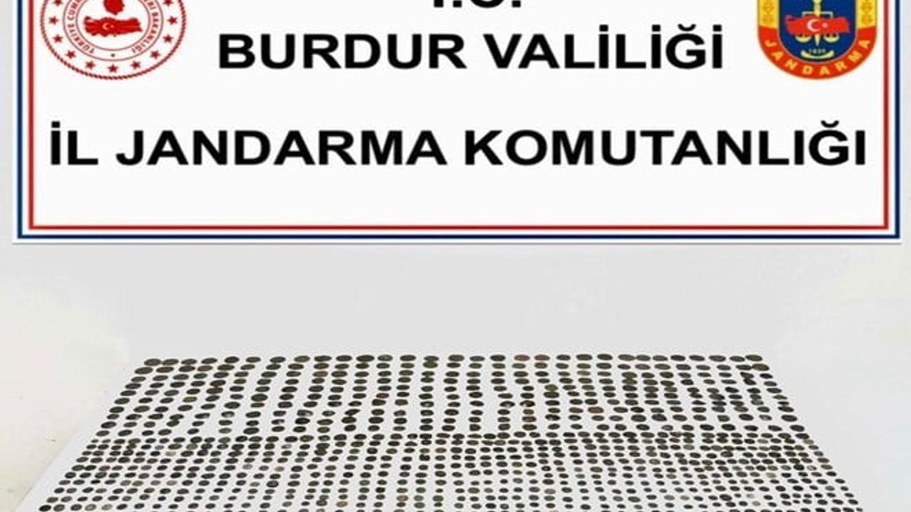 Burdur'da Bin Üç Sikke Ele Geçirildi