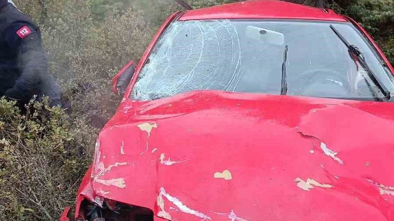 Burdur’da Uçuruma Düşen Otomobil: 1 Yaralı