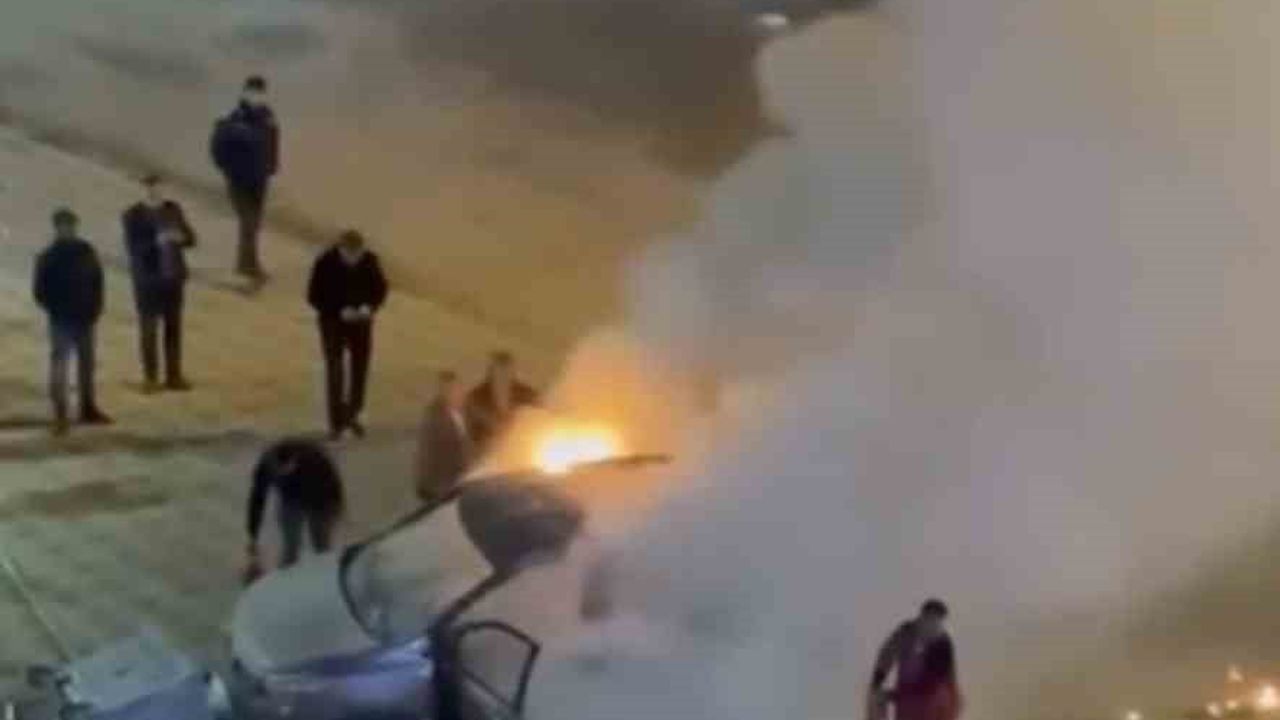 Bursa'da Araç Yangını Korku Dolu Anlar Yaşattı