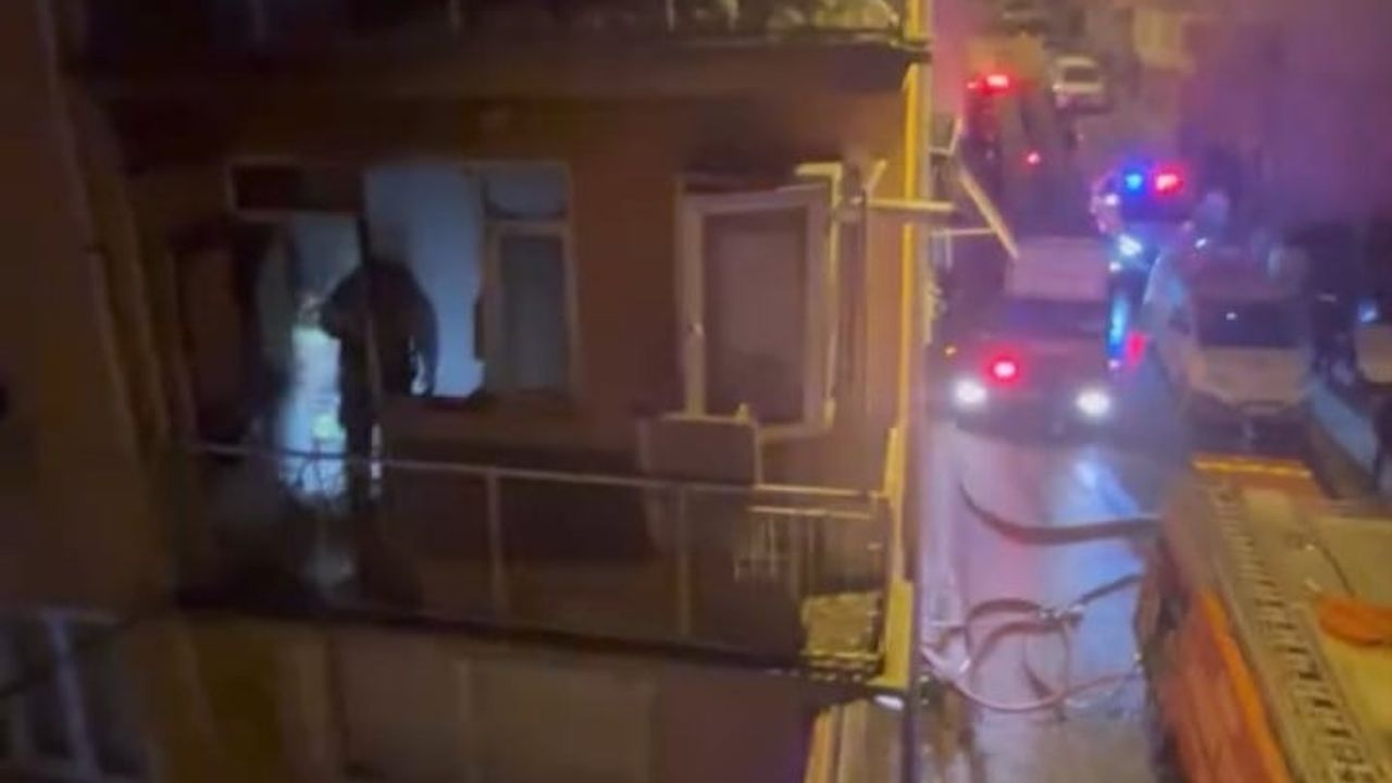 Bursa'da Balkonda Yangın Paniği