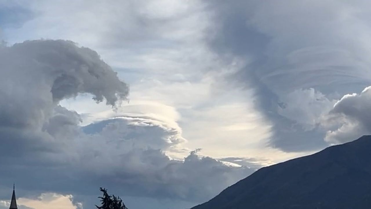 Bursa'da Görsel Şölen: Olağanüstü Bulutlar