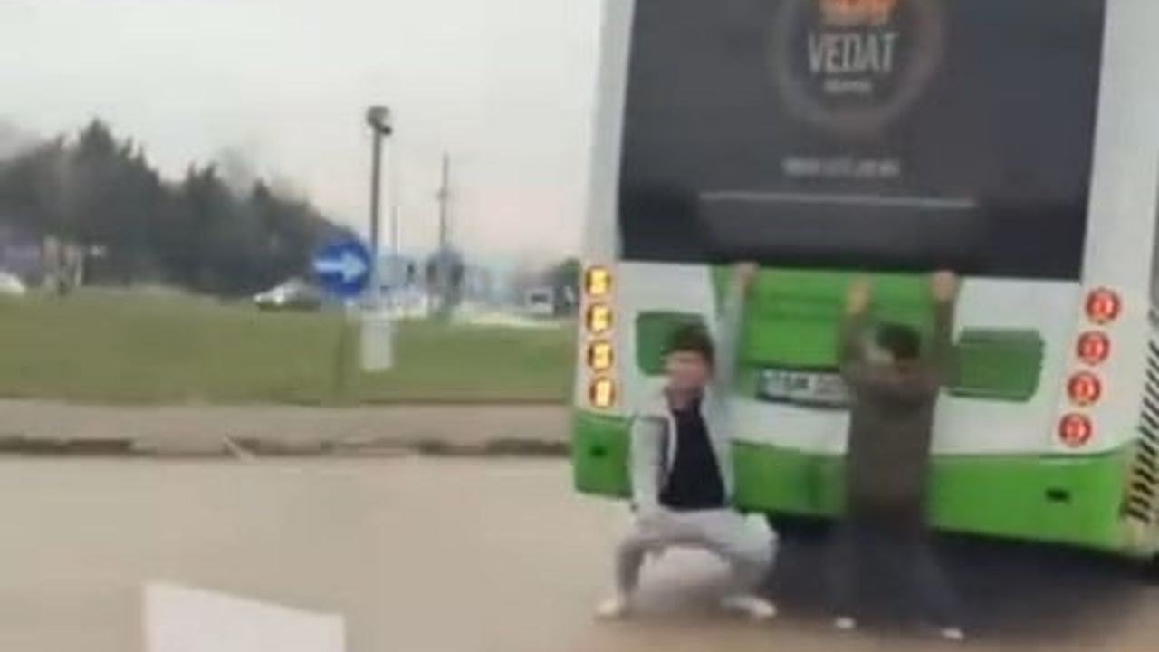 Bursa'da Tehlikeli Çocuk Yolculuğu