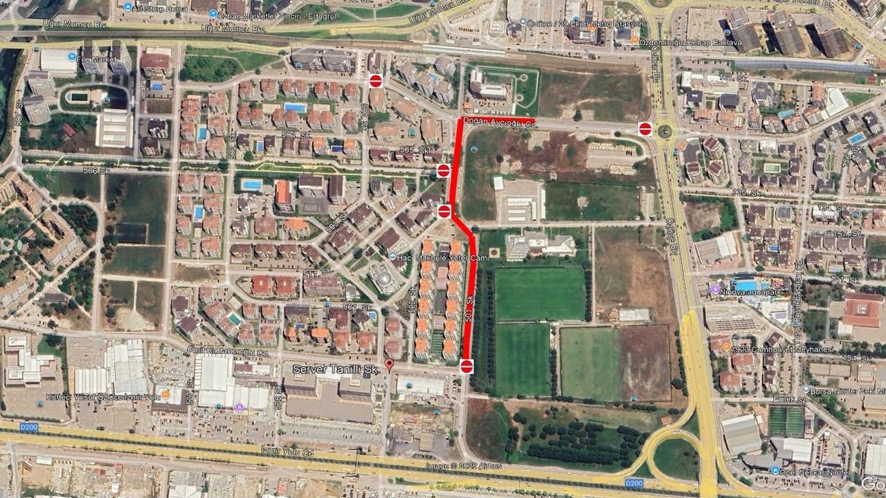 Bursa'da Trafik Düzenlemesi: 29 Ekim Mahallesi'nde Çalışmalar Başlıyor