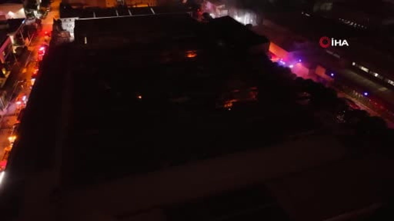 Bursa'daki Kimyasal Kaplama Fabrikasında Yangın Kontrol Altına Alındı