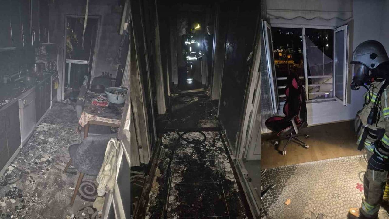 Bursa İnegöl'de Apartman Yangınına Hızlı Müdahale
