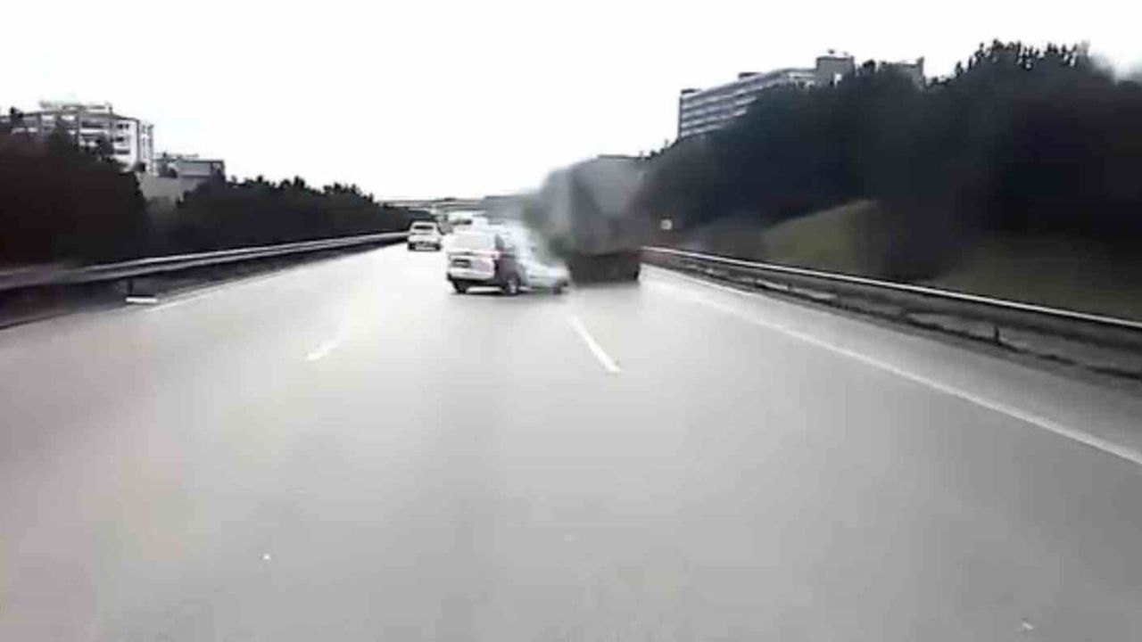 Bursa Otoyolunda Korku Dolu Anlar