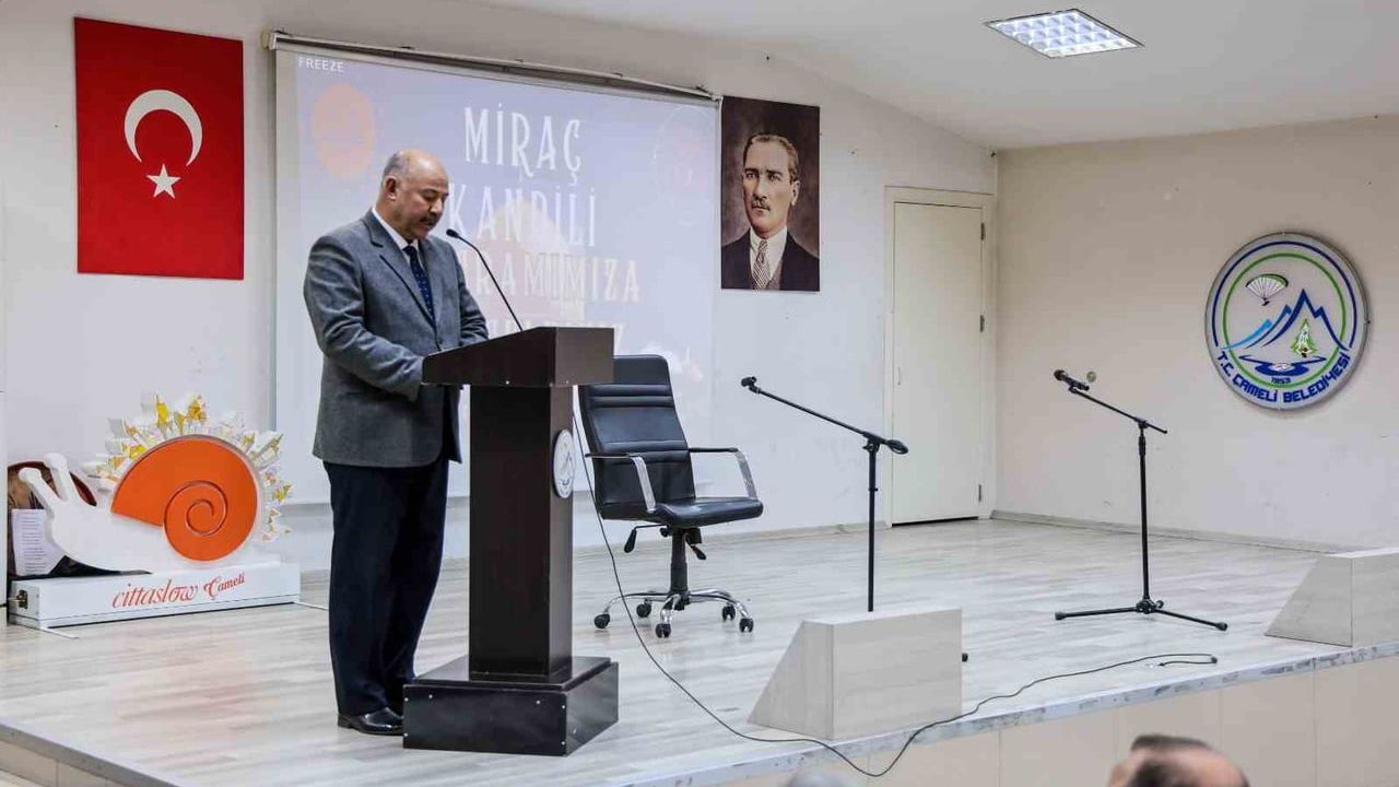 Çameli'de Anlamlı Miraç Kandili Programı Düzenlendi