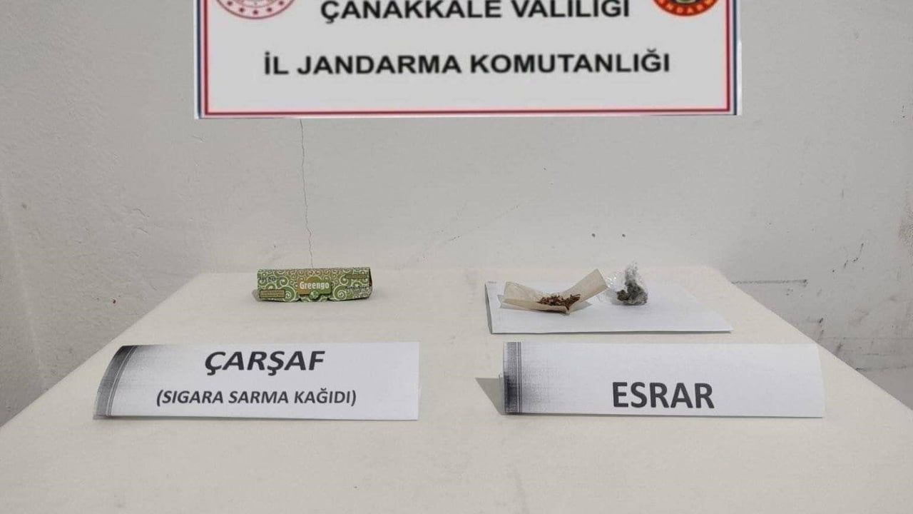 Çanakkale'de Uyuşturucu Operasyonu: 1 Kişi Tutuklandı