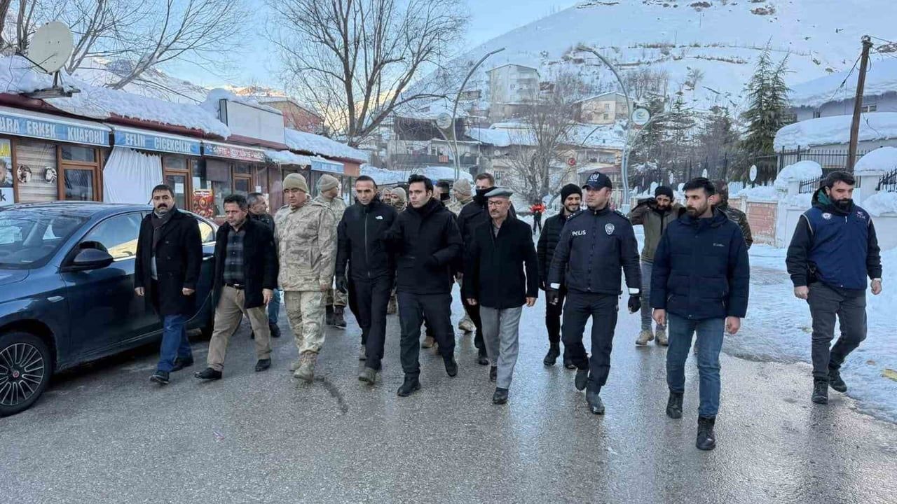 Çatak'ta Çığ Afeti Sonrası İnceleme ve Tedbirler