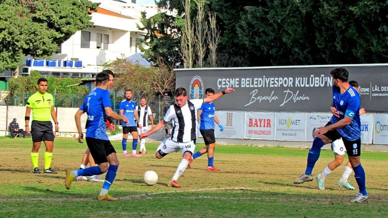 Çeşme Belediyespor Sahasında Güzelbahçe FSK'ya Yenildi