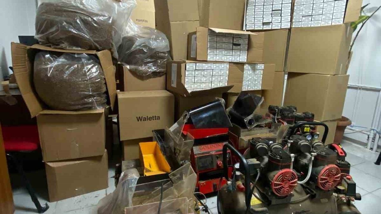 Çiçekdağı'nda Kaçak Tütün Operasyonu