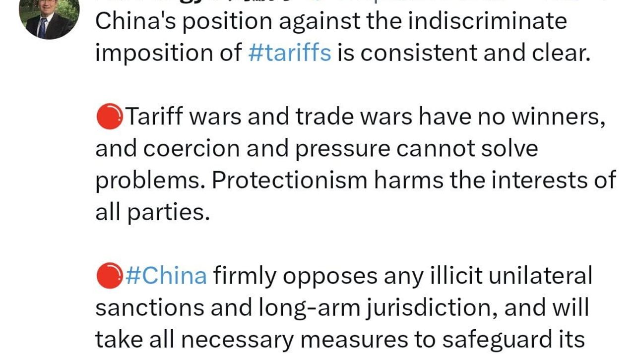 Çin, Trump'ın Gümrük Vergisi Kararına Tepki Gösterdi