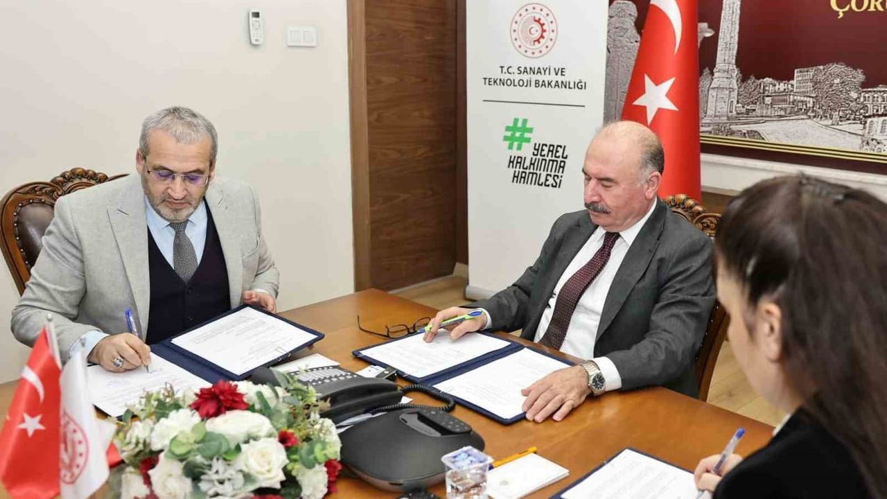 Çorum'da İstihdama Katkı Sağlayacak Yeni Eğitim Projesi İmza Altına Alındı