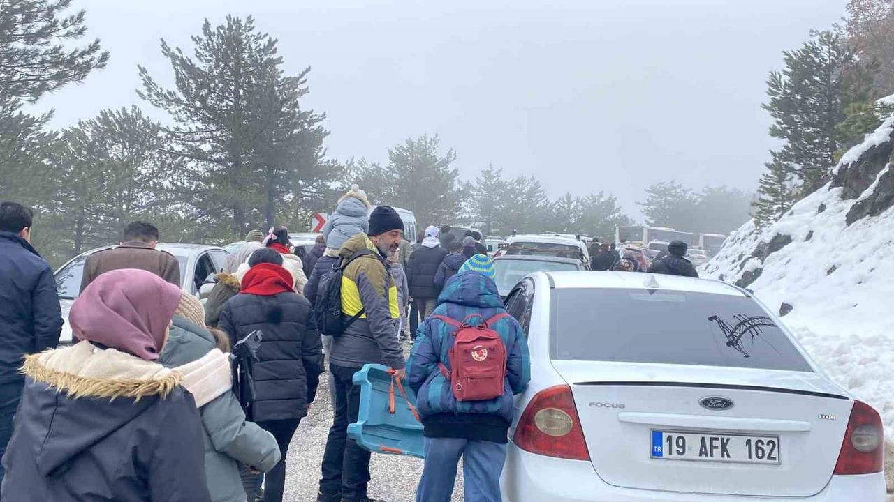Çorum'da Kar Festivali Coşkusu