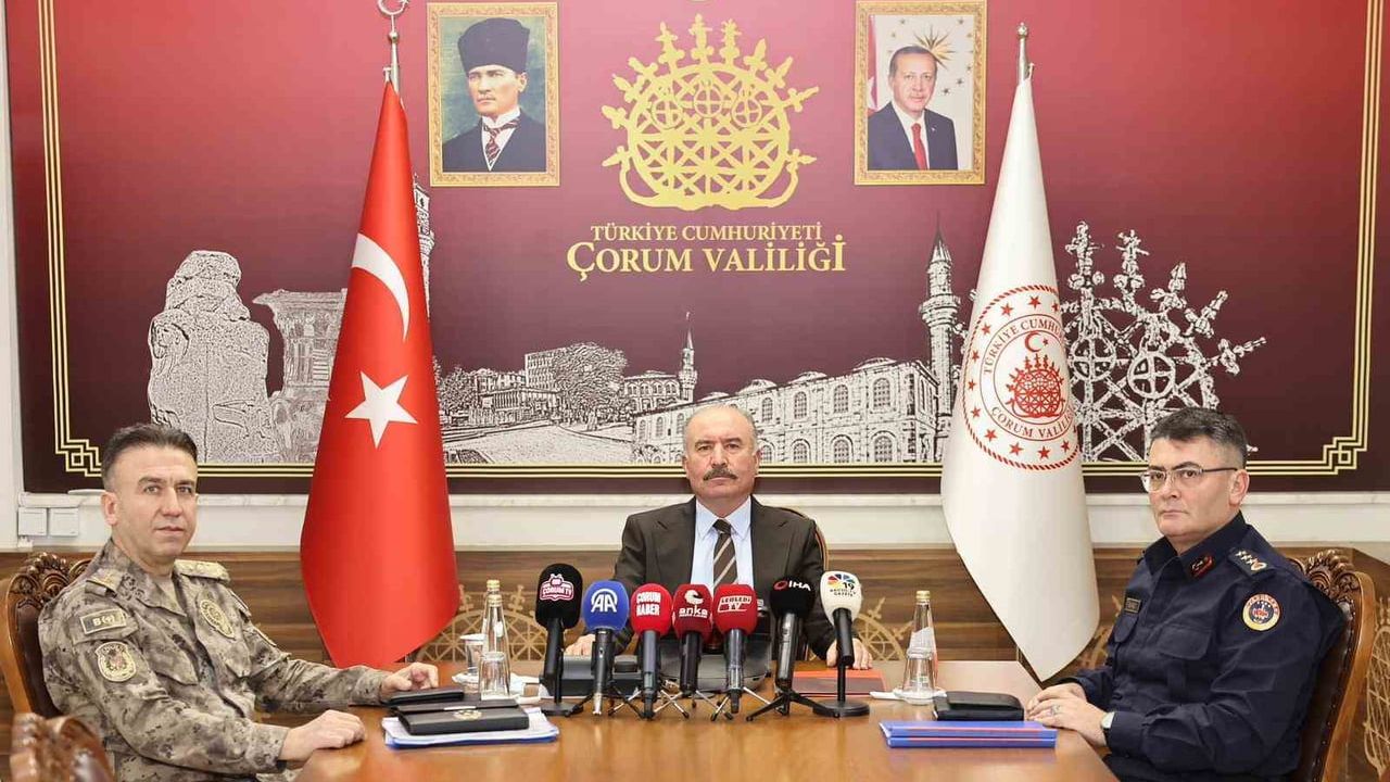 Çorum'da Suç Oranlarında Büyük Düşüş