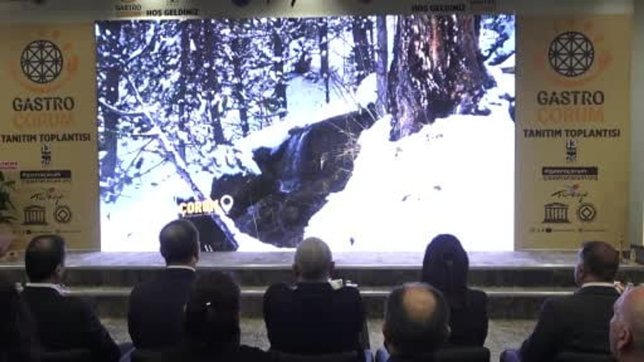 Çorum'un Gastronomi Şehri Olma Hedefi: Gastro Çorum Projesi Tanıtıldı