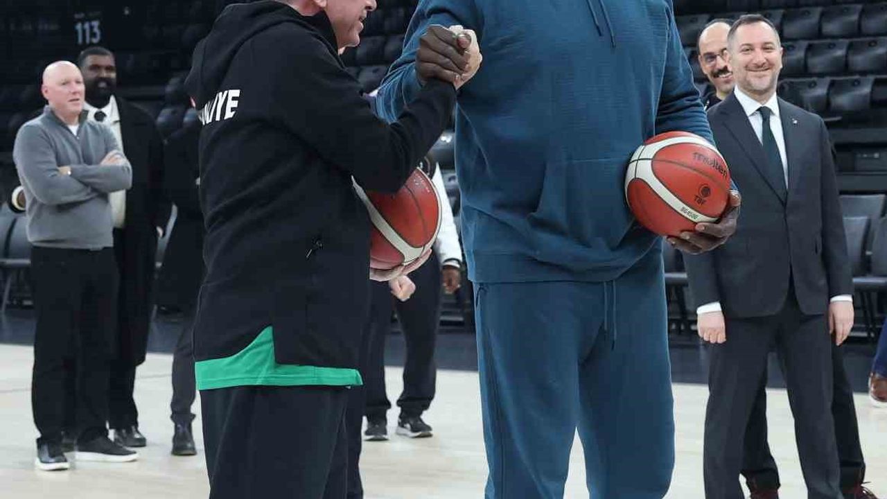 Cumhurbaşkanı Erdoğan ve Shaquille O’Neal Buluşması