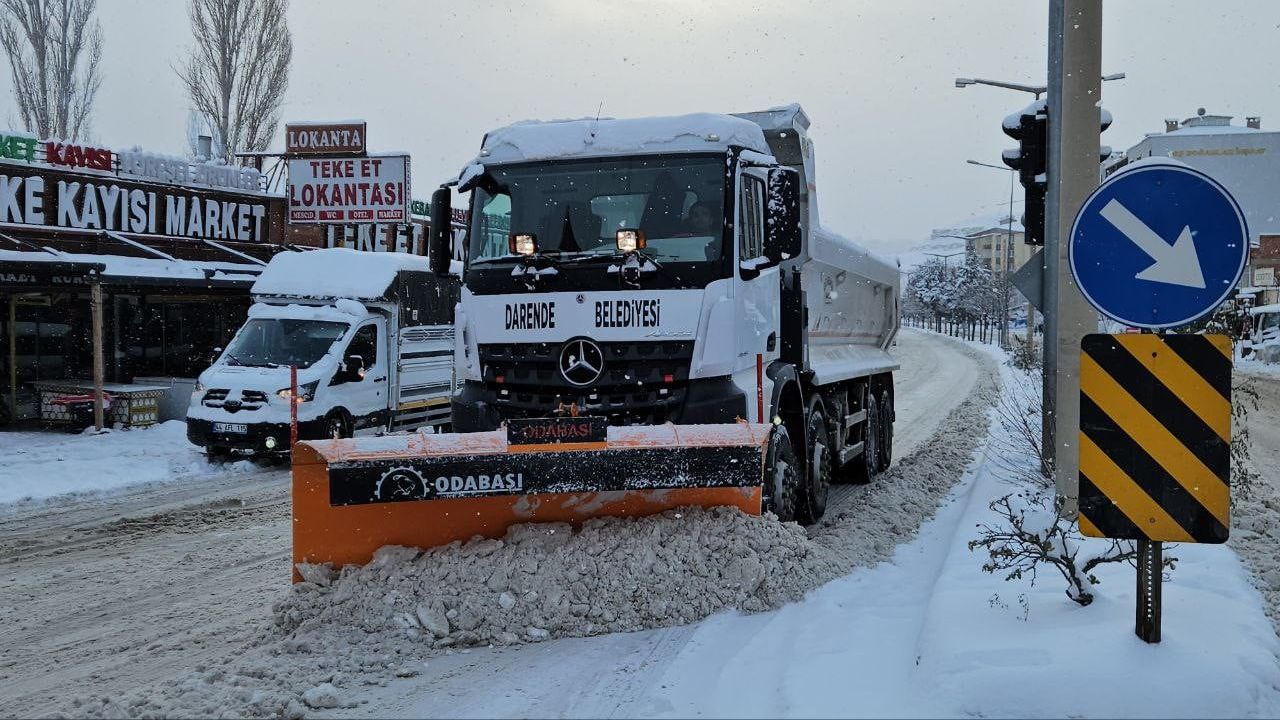 Darende'de Karla Mücadele Çalışmaları Devam Ediyor