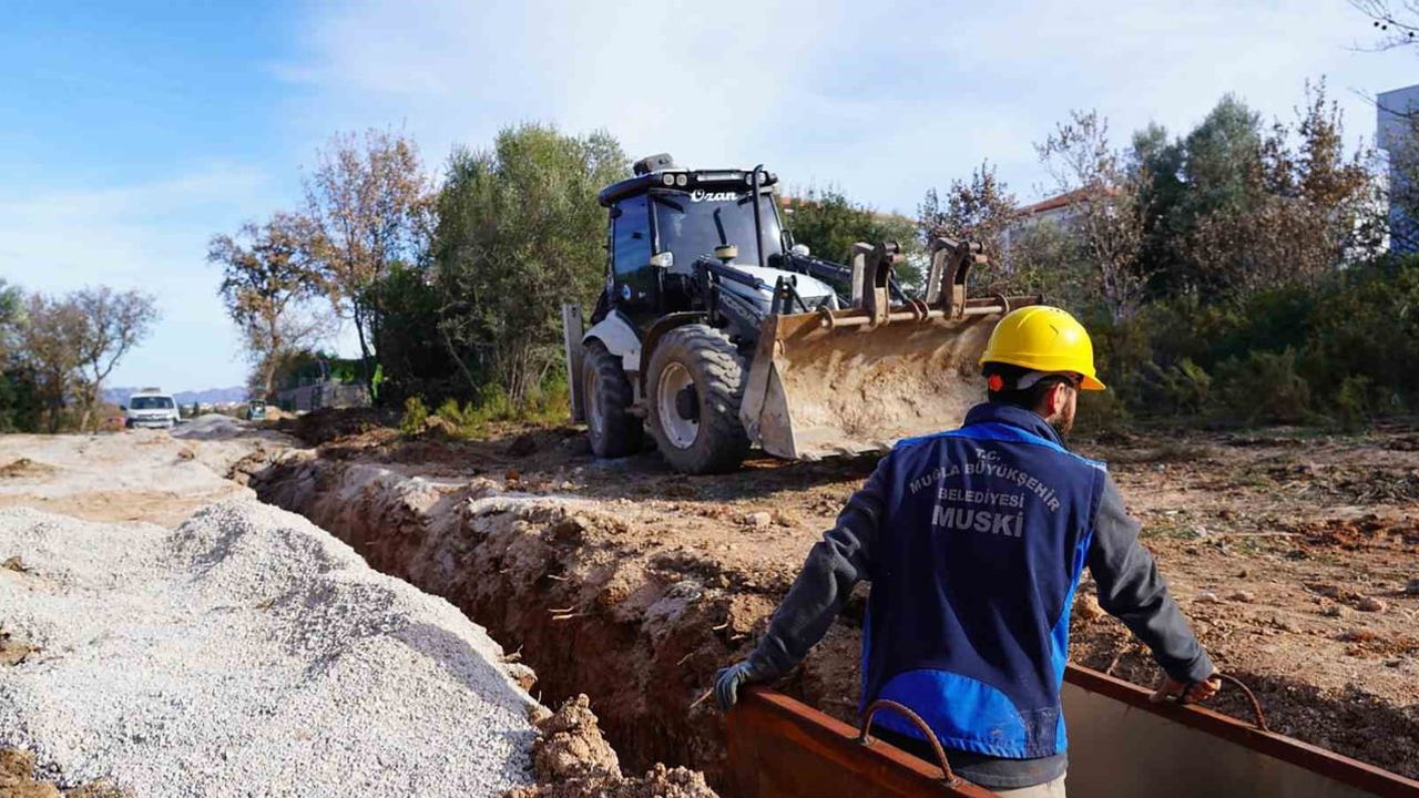 Datça'da Kanalizasyon Sorunu Çözülüyor