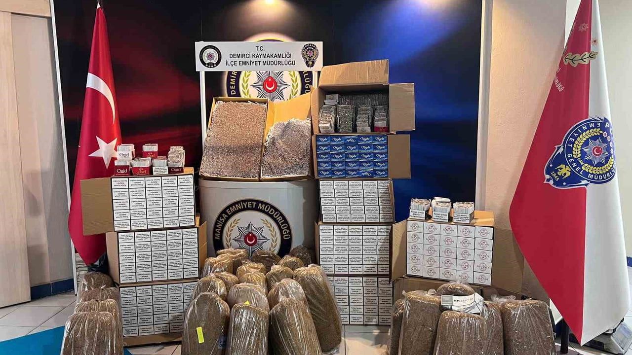 Demirci'de Kaçak Tütün Operasyonu Başarıyla Gerçekleştirildi