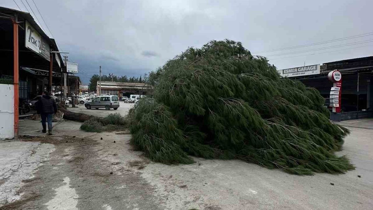 Denizli'de Şiddetli Rüzgar Çatıları Uçurdu