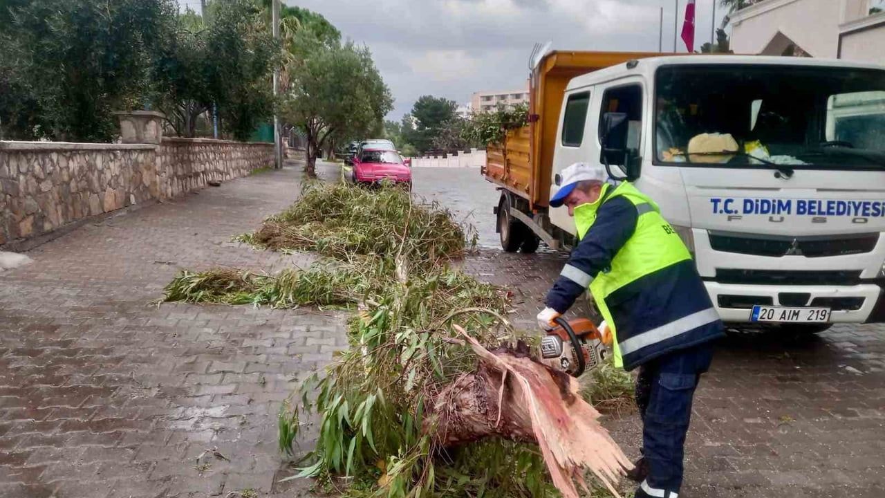 Didim Belediyesi Hava Koşullarına Karşı Teyakkuzda