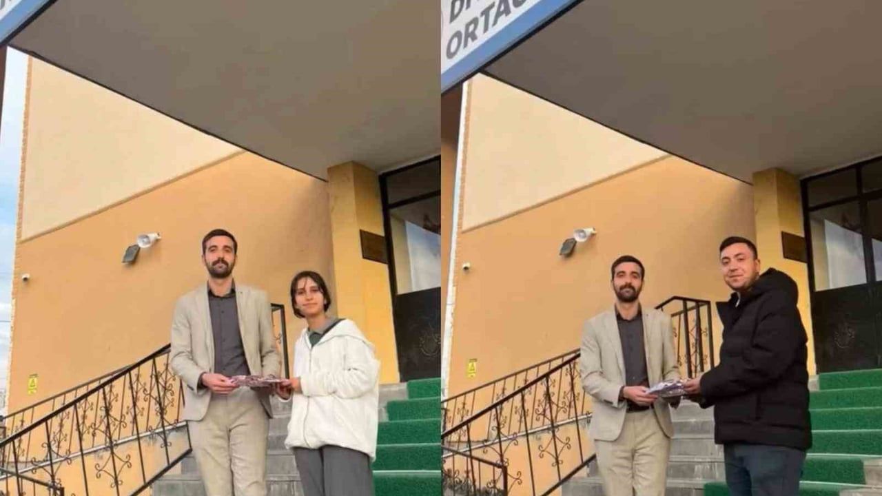 Diyadin İmam Hatip Ortaokulu'nda Örnek Davranış Ödüllendirildi