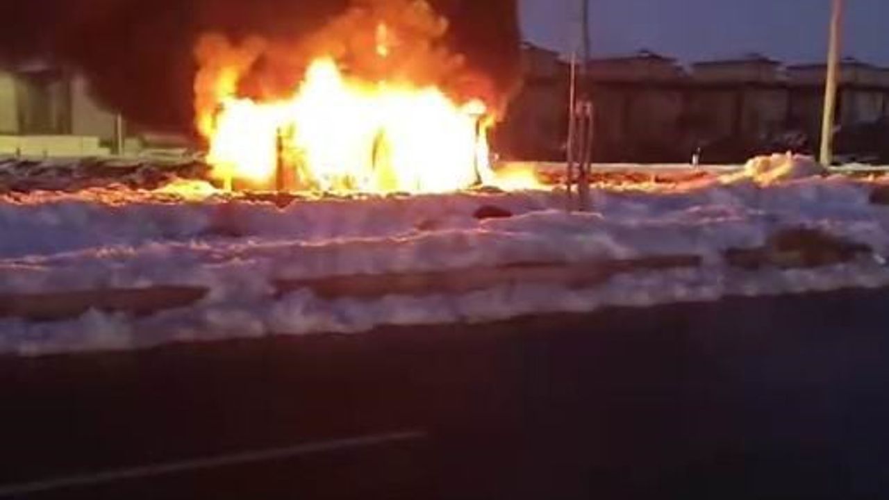 Diyarbakır'da Trafo Yangını