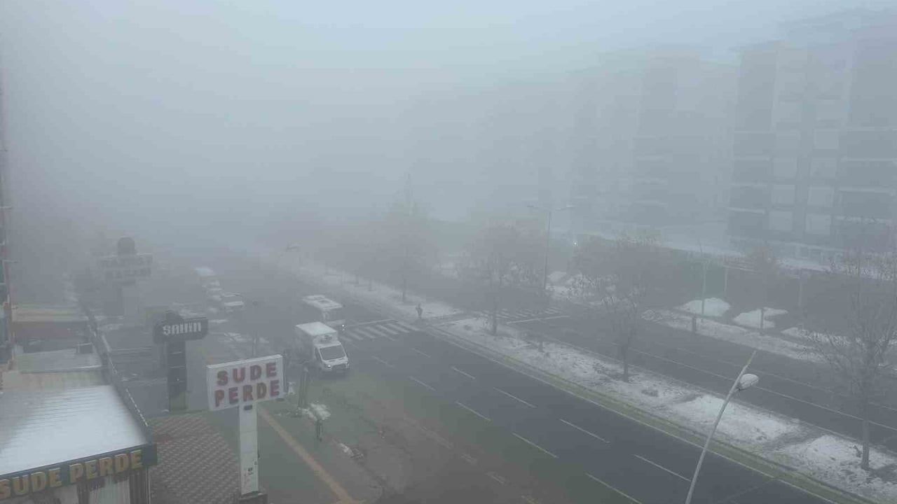 Diyarbakır'da Yoğun Sis, Uçuşları Etkiledi