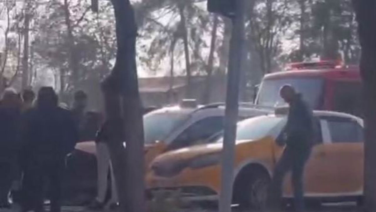 Diyarbakır'da Zincirleme Taksi Kazası