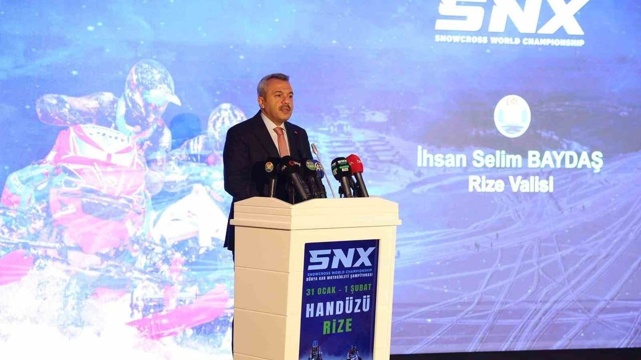 Dünya Kar Motosikleti Şampiyonası Rize'de Yapılacak