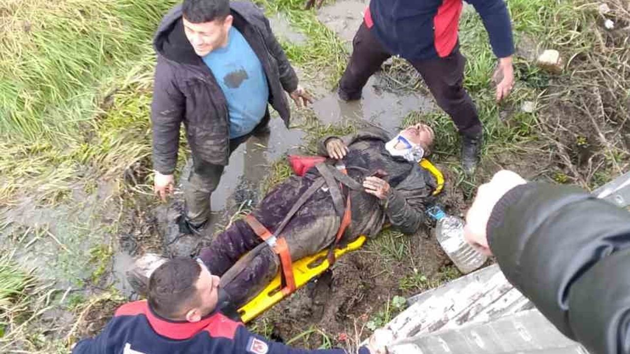 Düşen Vatandaş Kurtarıldı