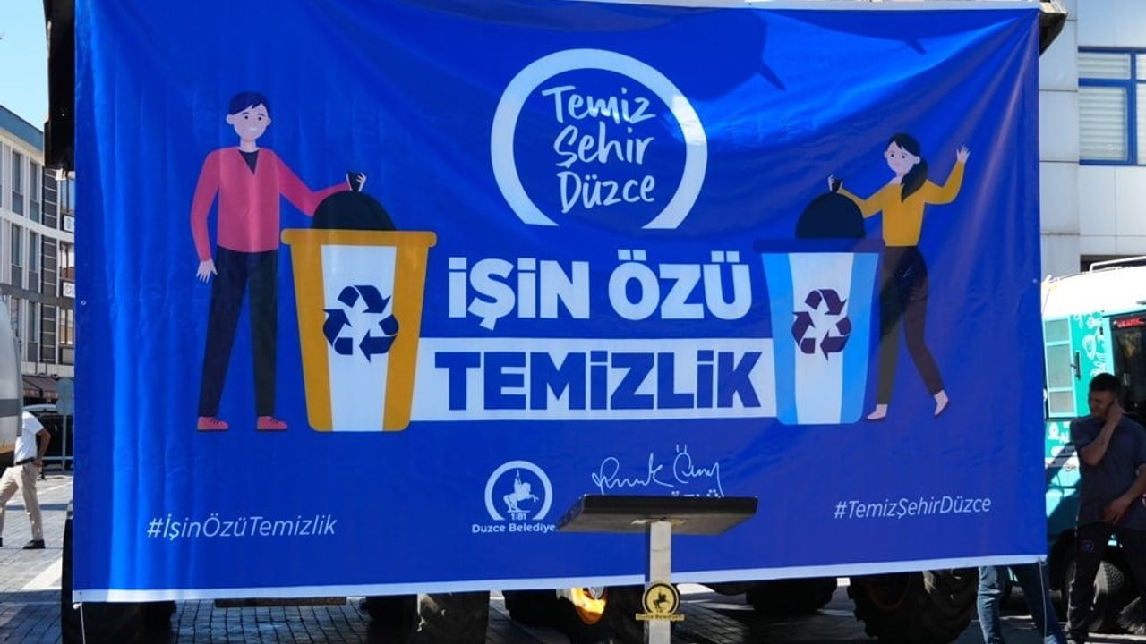 Düzce'de 2025 Yılında 70 Bin Ton Atık Toplandı