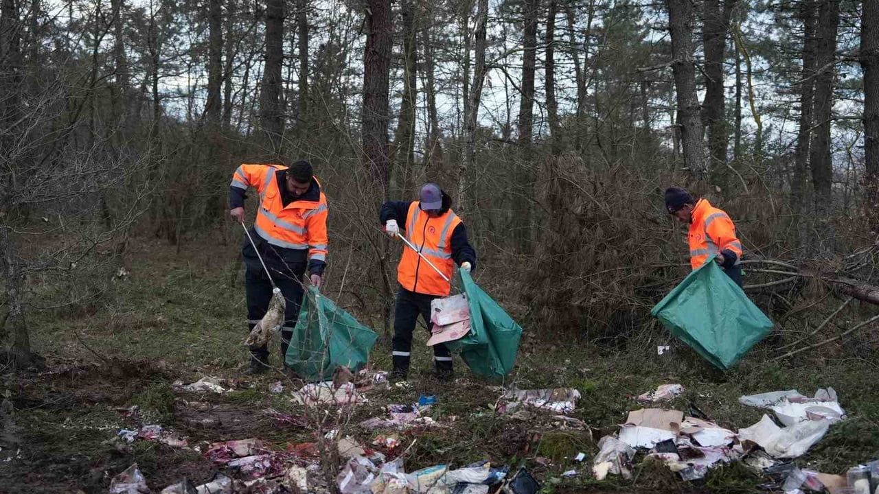 Düzce Kent Ormanı'nda Temizlik Seferberliği