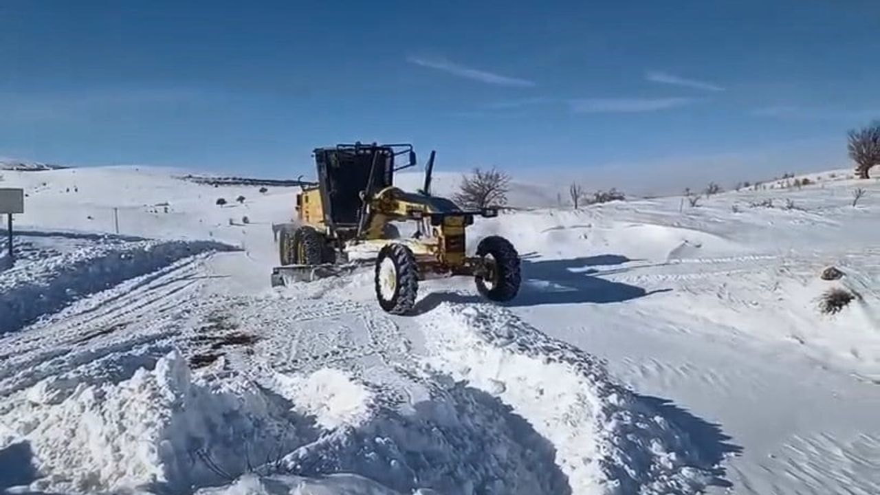 Elazığ'da Kar Nedeniyle 182 Köy Yolu Ulaşıma Kapandı