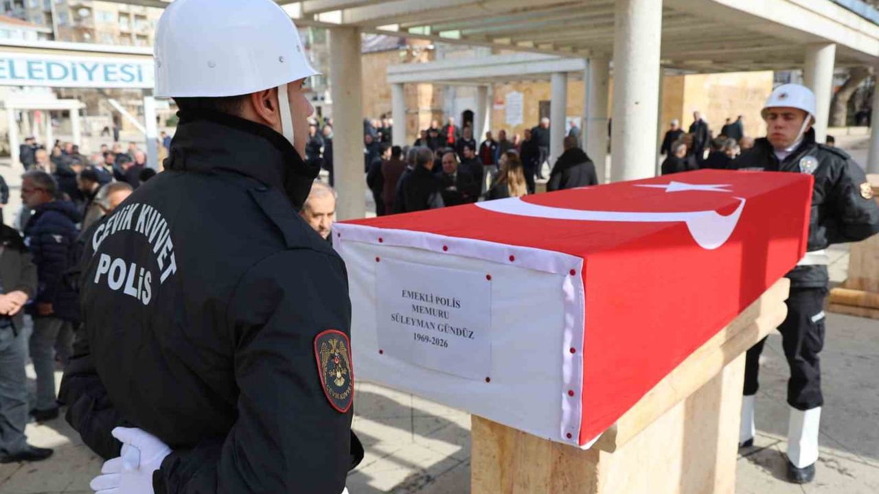 Emekli Polis Memuru Süleyman Gündüz Son Yolculuğuna Uğurlandı