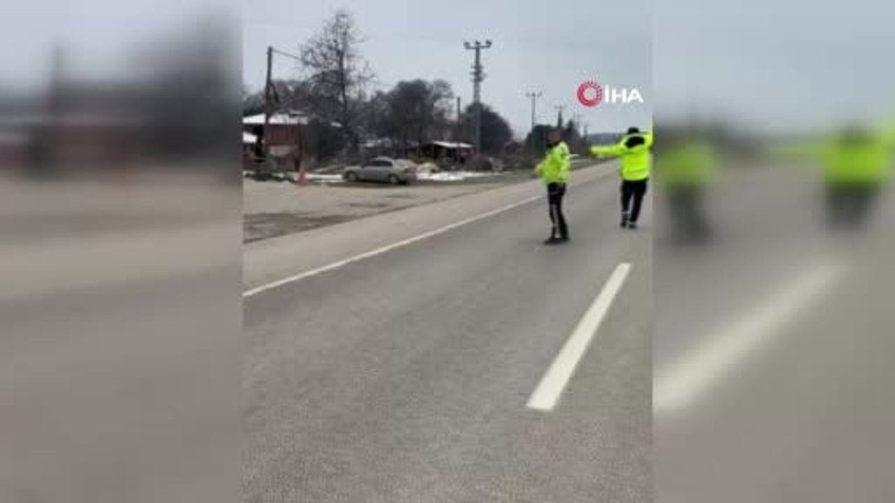 Erbaa'da Tırda Kaçak Göçmen Operasyonu