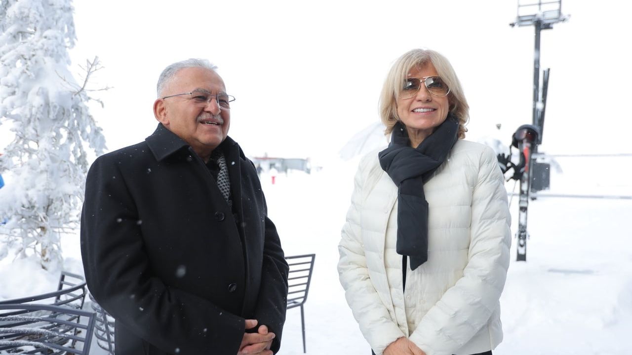 Erciyes Kayak Merkezi, Tansu Çiller ile Büyükkılıç'ın Buluşmasında Tanıtıldı