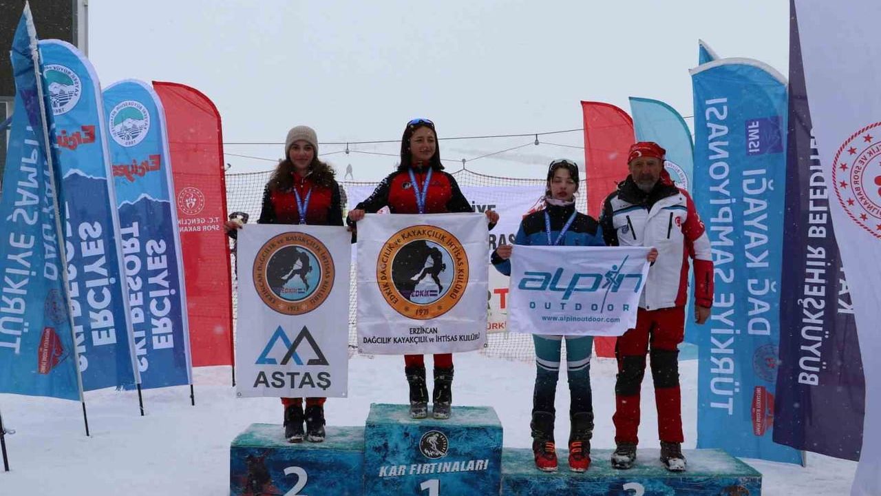 Erciyes'te Dağ Kayağı Türkiye Şampiyonası Gerçekleşti