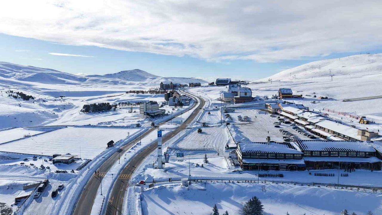 Erciyes'te Kartpostallık Kar Manzaraları