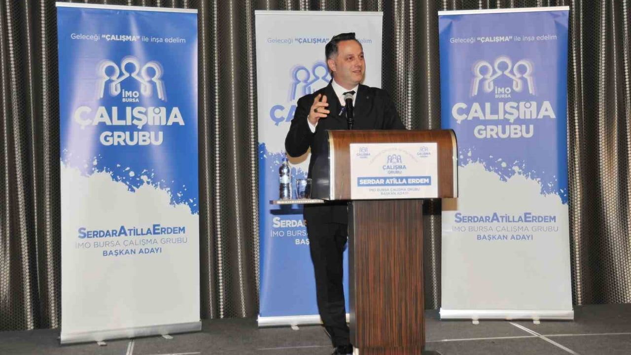 Erdem, İMO Bursa Çalışma Grubu Projelerini Tanıttı